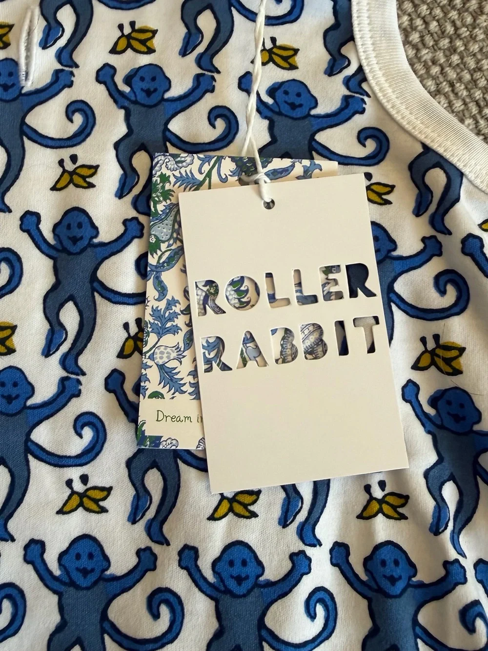Roller Rabbit Dog Pajamas (New with Tags!)